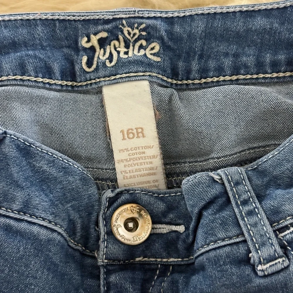 Justice Kids Classic Blue Jean Shorts
